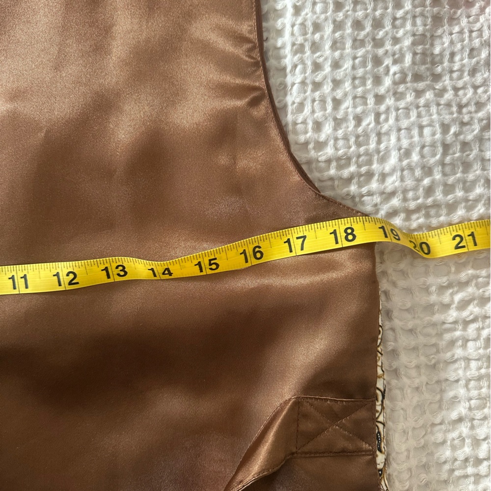 Vintage Patchwork Patterned Vest with Beaded Deta… - image 6